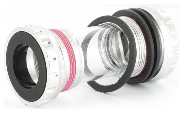 FIRST Boitier pour SHIMANO FSA RACE FACE roulements externes Silver 68mm/73mm