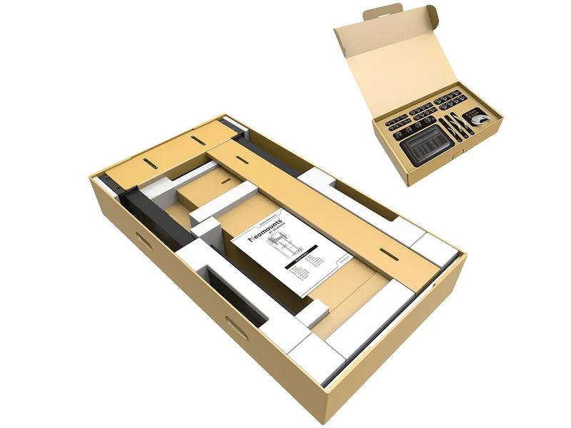 NEOMOUNTS Wandhalterung WL55-875BL1 Schwarz Motorisierte Wandhalterung für 37-100