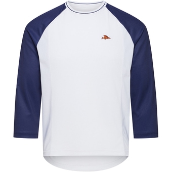 Café du Cycliste Barbara V2 Langarmtrikot Navy White Herren
