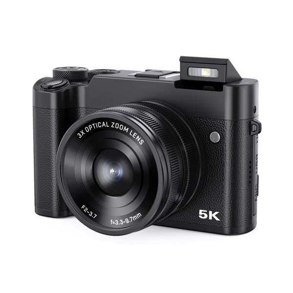 INF Digitalkamera med video 5K 64MP 3x zoom