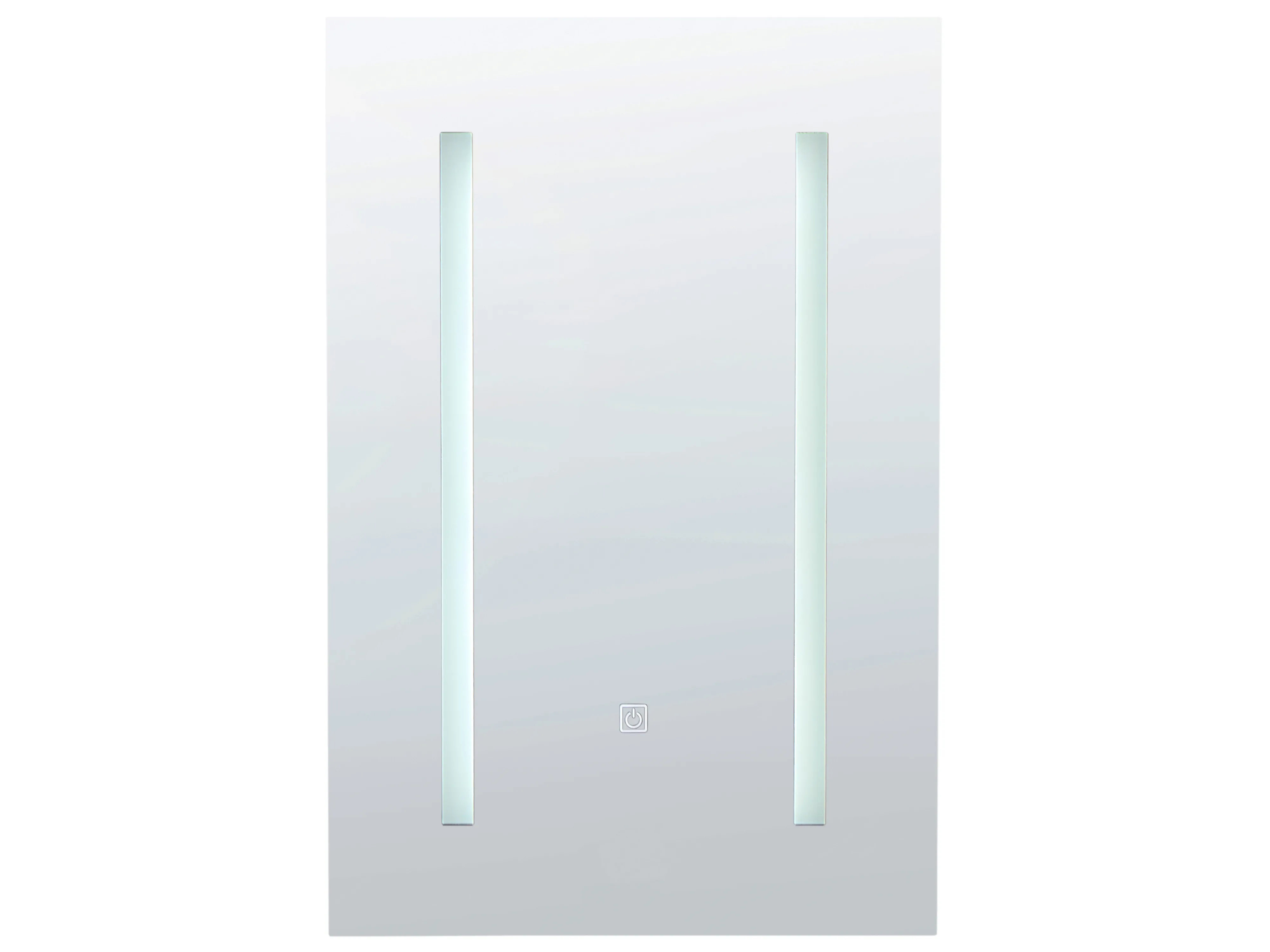 Badkamer wandkast met spiegel LED CAMERON 40 cm 60 cm Zwart