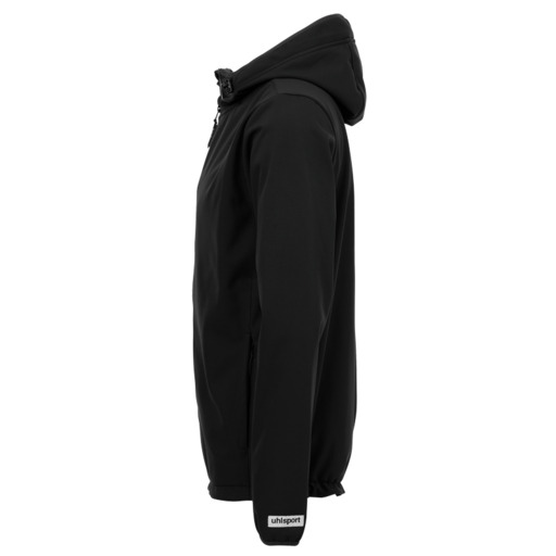 Essential Cazadora De Tejido Suave Negro Uhlsport