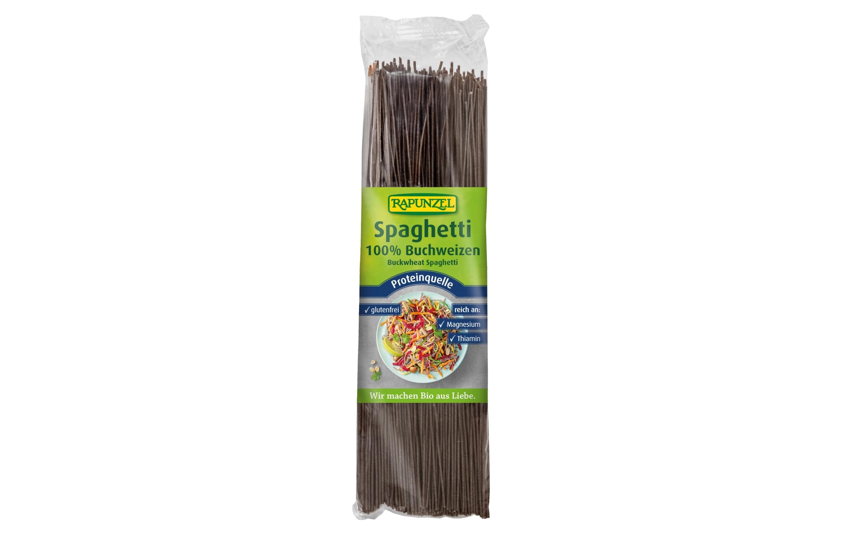 Teigwaren Bio Buchweizen Spaghetti 250 gBiologisch zertifizierte Pasta aus Buchweizen
