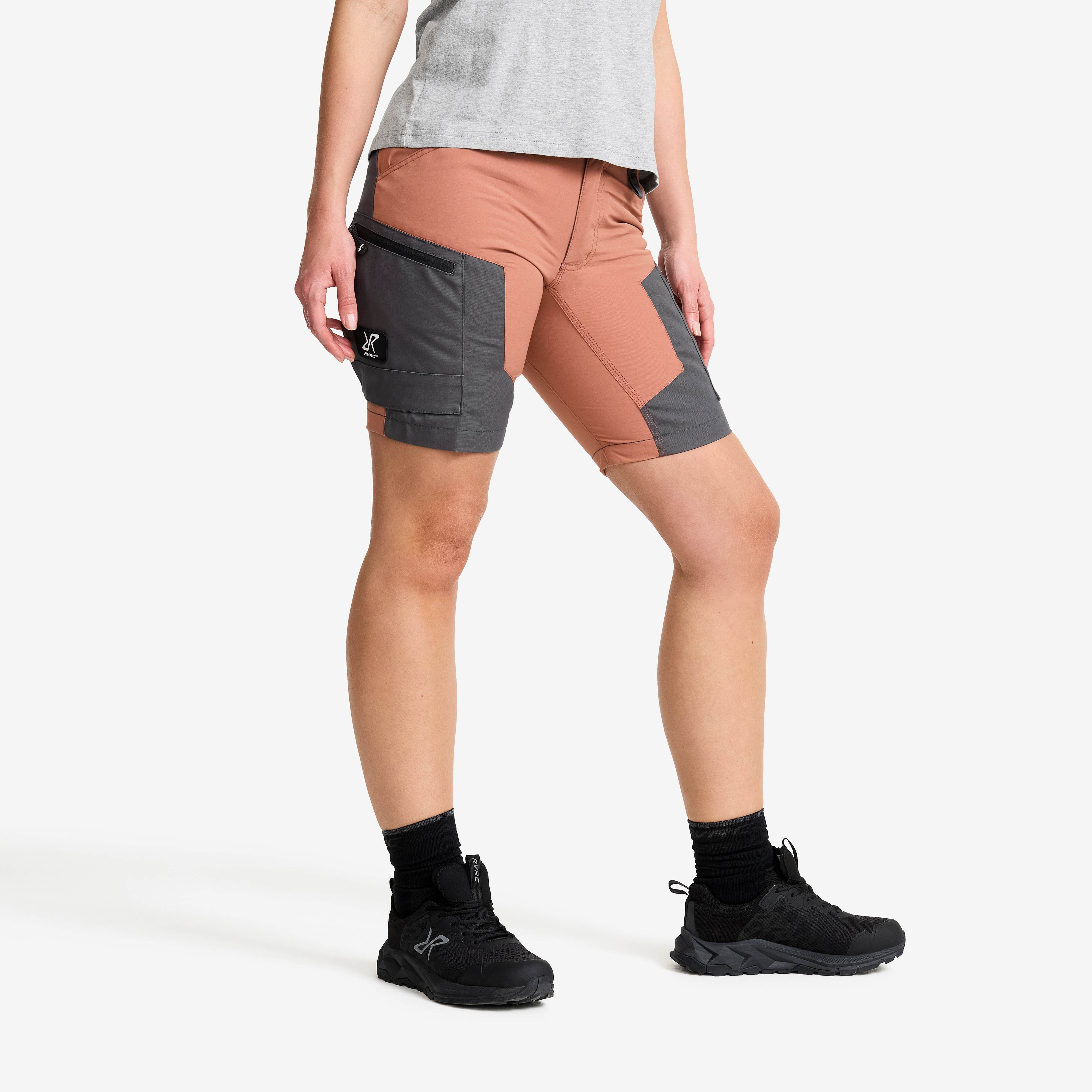 RVRC GP Shorts Dame Pink Wood/Magnet