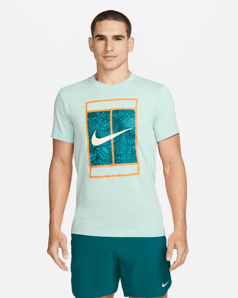 T-shirt Nike NikeCourt Vert pour homme