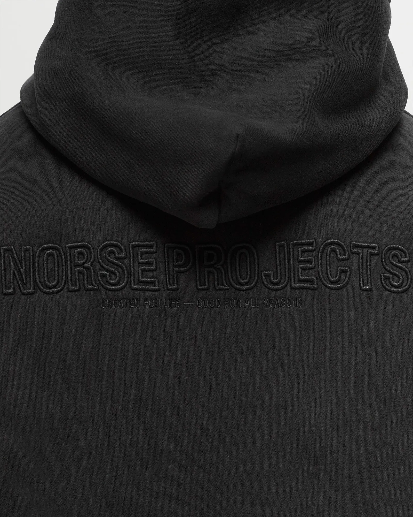 Norse Projects Arne Relaxed Organic Brushed Fleece N Logo Hoodie