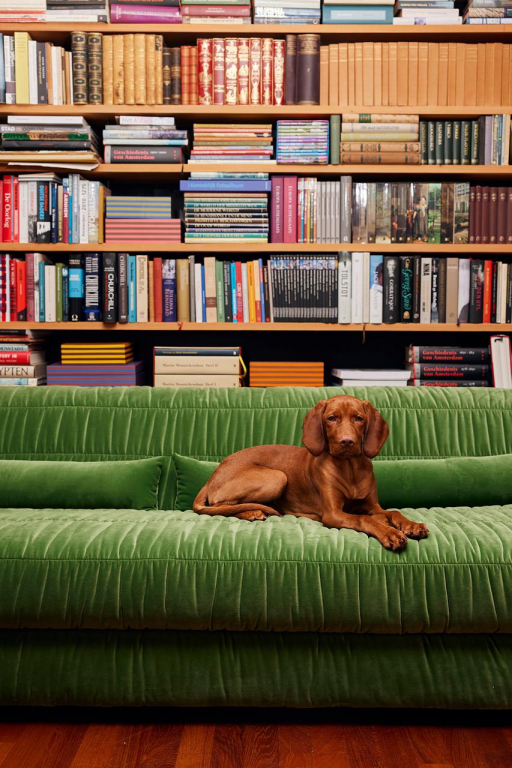 HKliving Club Couch 4-zits bank Wise Blossom