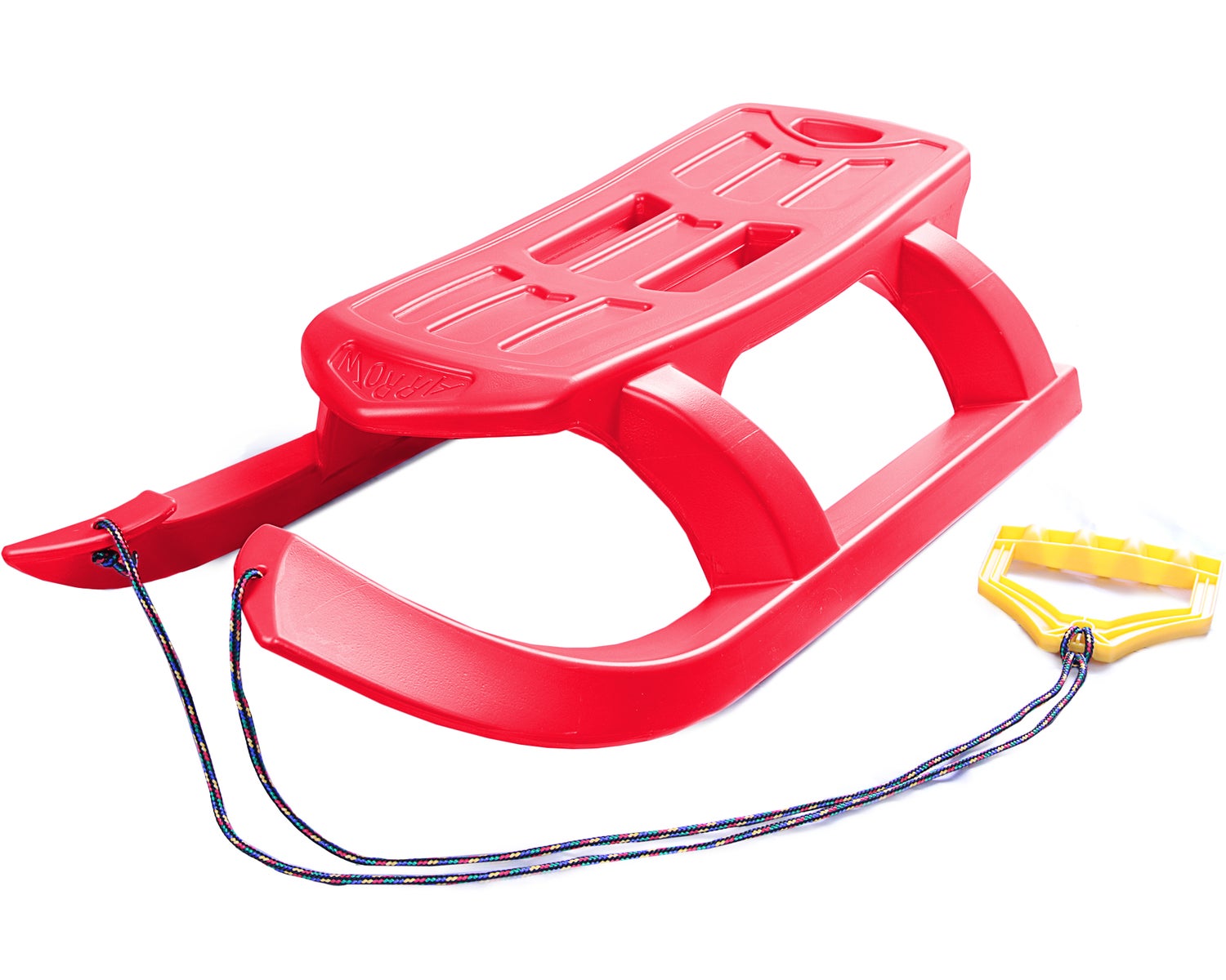 Ondis24 Kinderslee Racerodel Bob Arrow met Metalen Glijders Rood, Slee