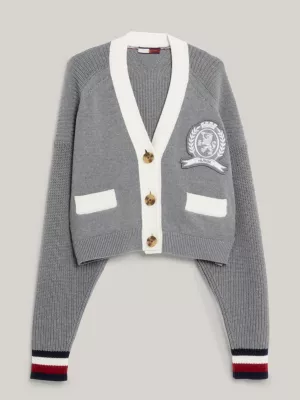 Cardigã Crest Classics Relaxed Letterman