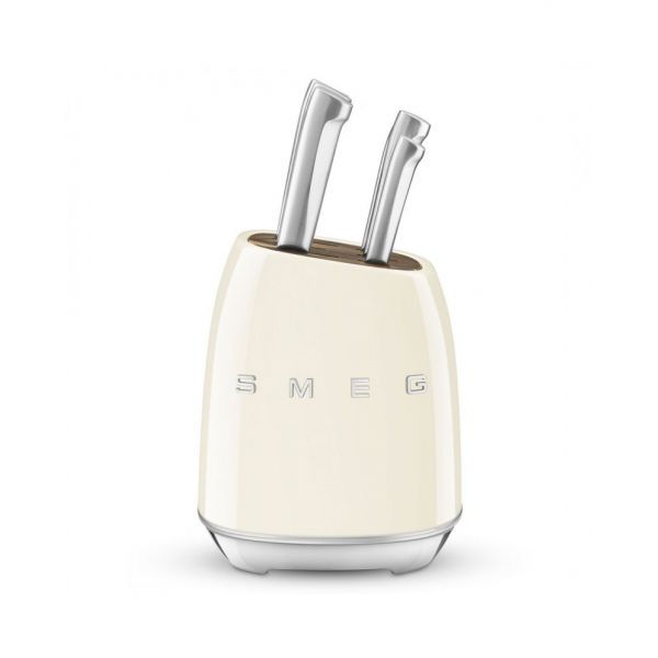 Smeg Bloco de Facas Anni 50 KBSF02CR Creme
