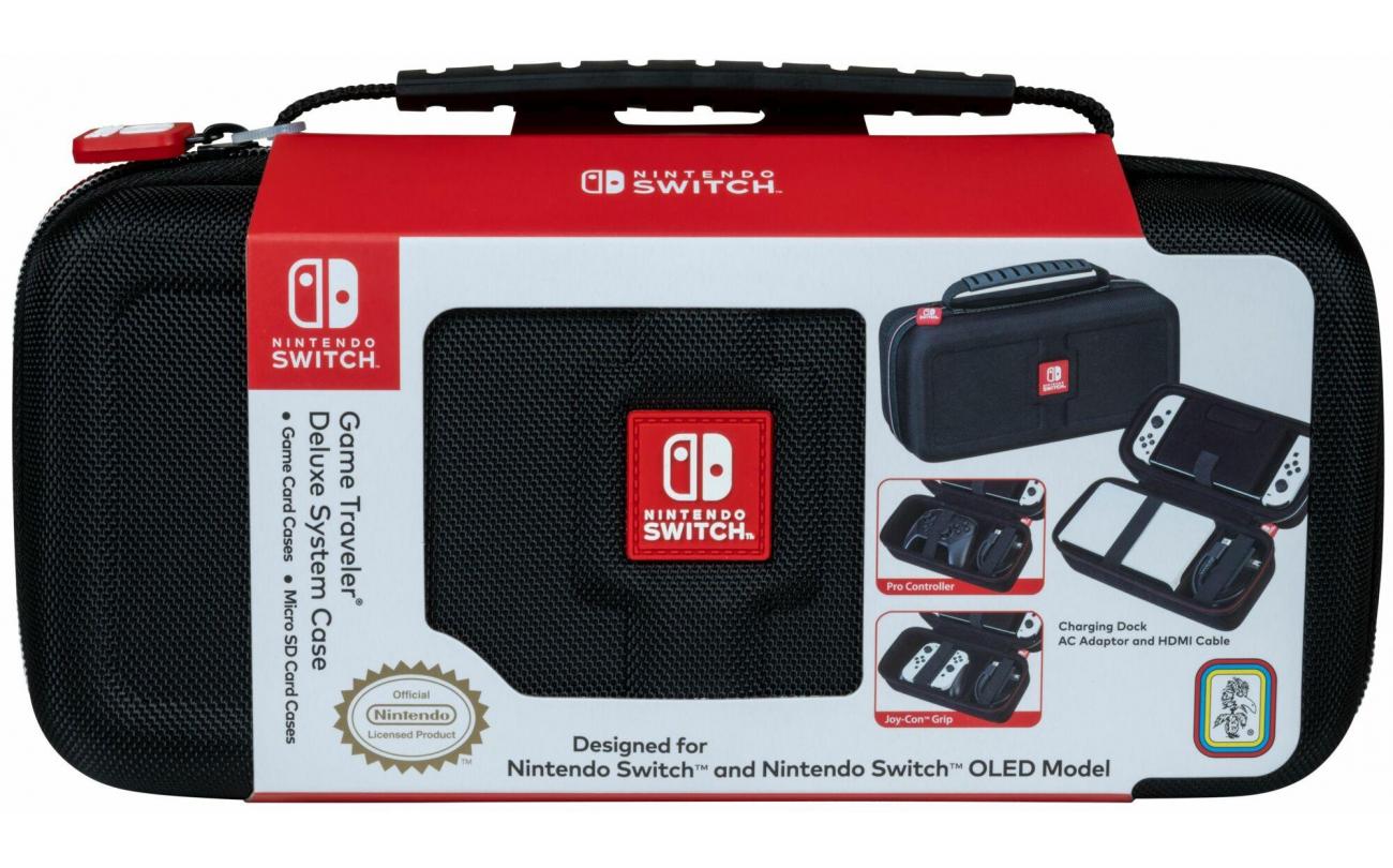 Switch OLED Official Traveler System Case Zwart