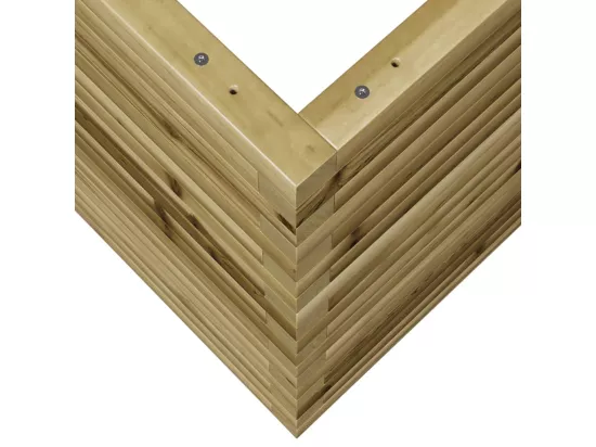 Jardinière bac lit surélevé bois marron 70 x 70 x 68.5 cm 02_0037829
