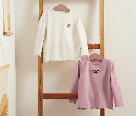 2 Langarmshirts