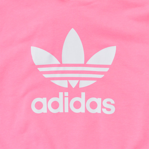 adidas Originals - CROPPED HOODIE - Rose
