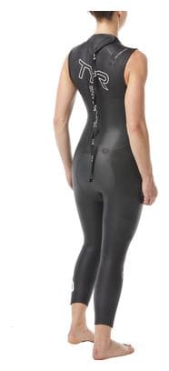 Combinaison de Triathlon Sans Manche Femme Hurricane C1 Noir