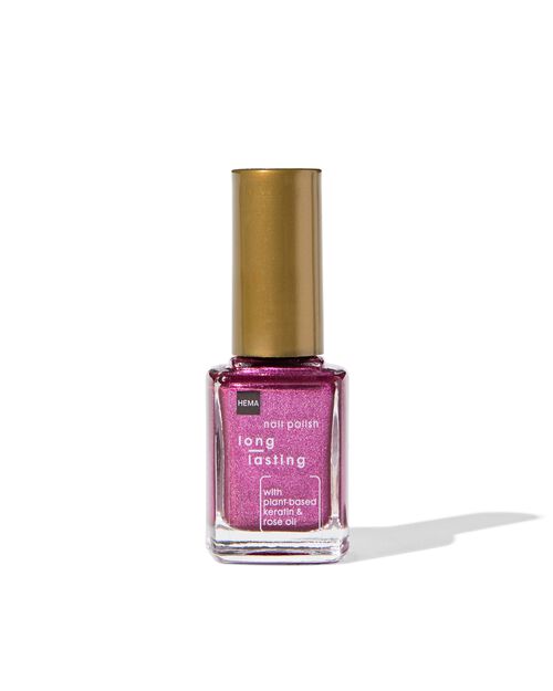 vernis à ongles longue durée festive fuchsia