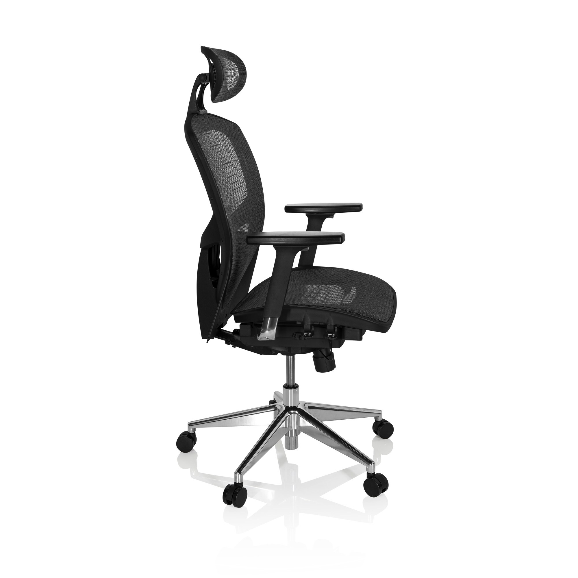 High End Bürostuhl VENUS ONE Netzstoff mit Armlehnen hjh OFFICE
