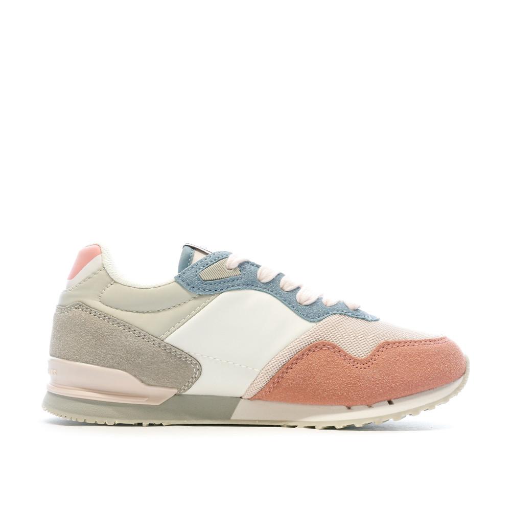 Pepe jeans Baskets Corail/Blanc/Gris Garçon Pepe jeansLondon May