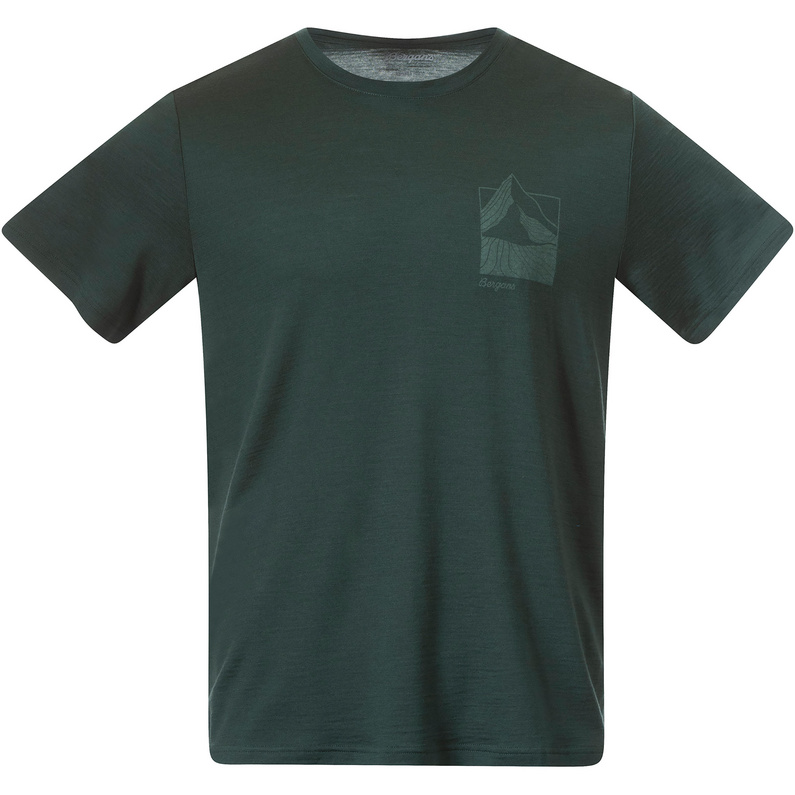 Bergans Herren Rabot Mount Wool T-Shirt