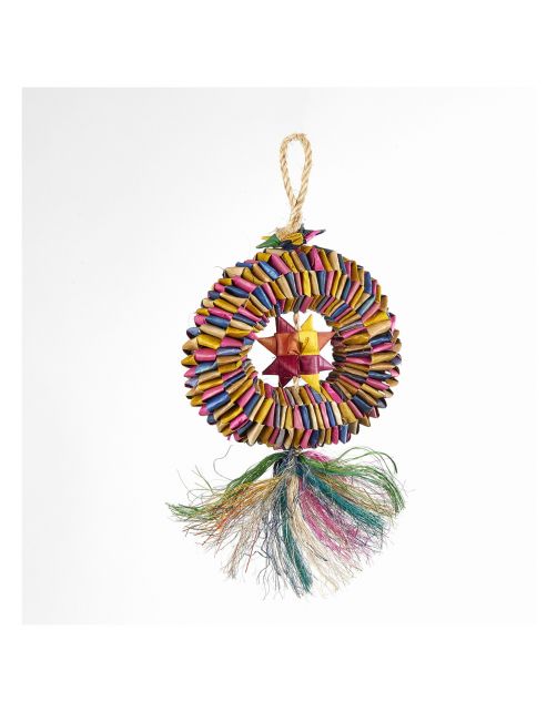 Sky Pet Products Bird Tyre Pinata - Vogelspeelgoed - per stuk