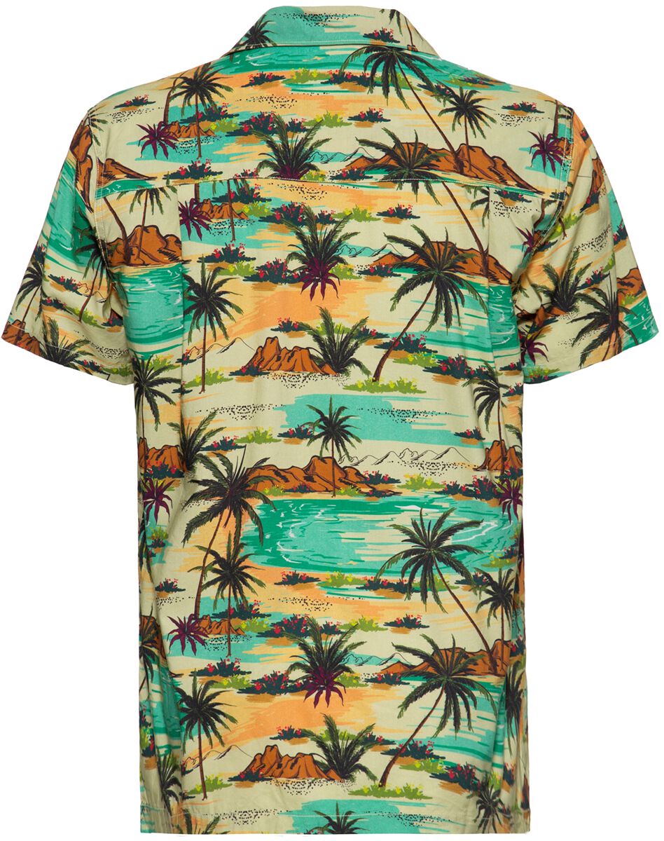 AOP Shirt Tropical Sea | King Kerosin Chemise manches courtes