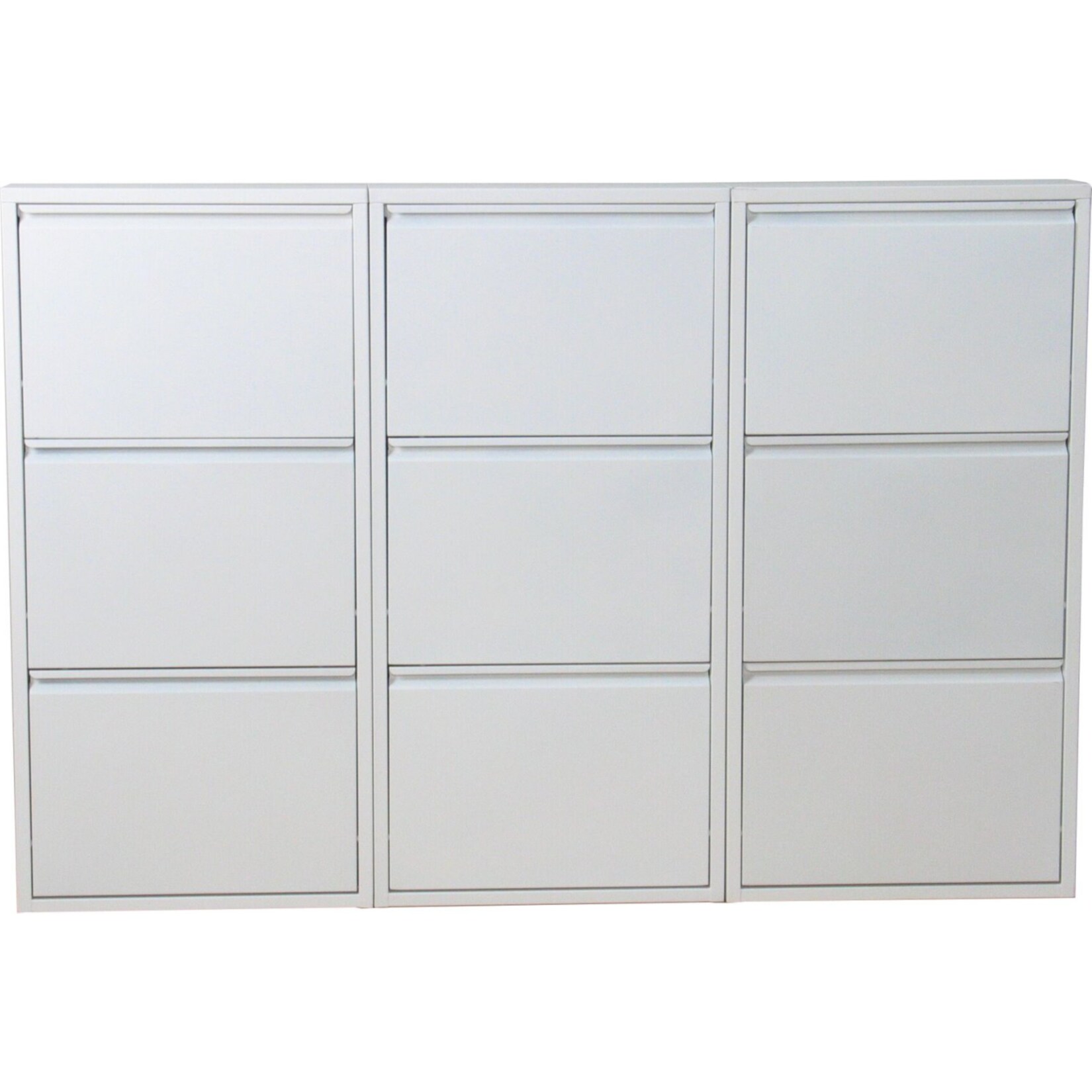 Schuhschrank Pisa 9 Klappen (B)150 x (H)106 x (T)16cm