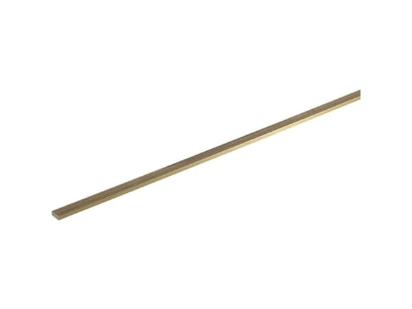 Messing Flat Profil (L x B x H) 500 x 2,5 x 1 mm 1 stk.