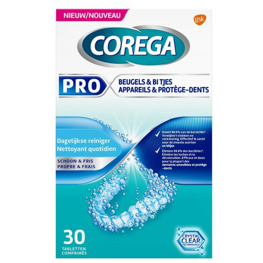 Corega Pro Beugels & Bitjes 30 tabletten