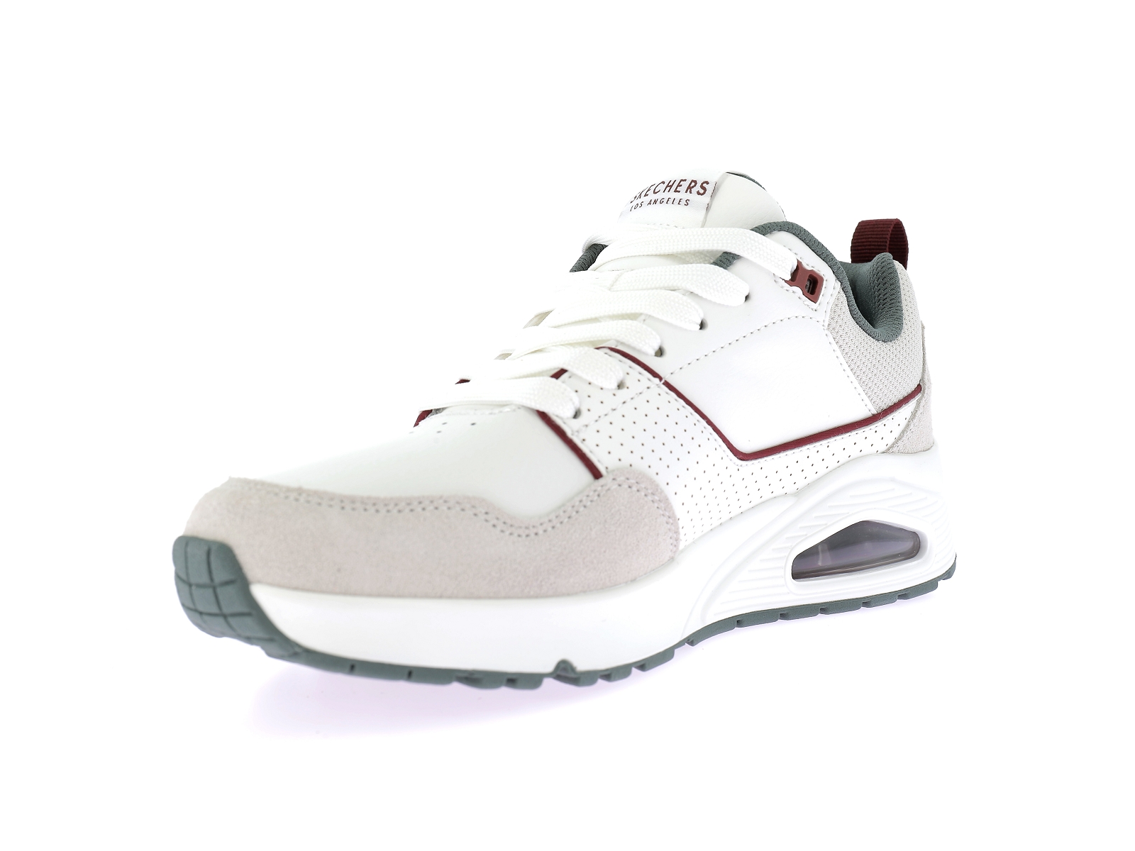 Skechers-UNO RETRO ONE Matières combinées Blanc