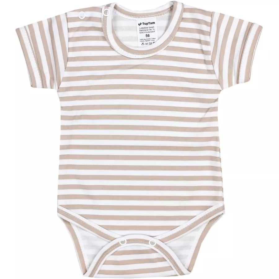 TupTam Jungen Baby Body Kurzarm 5er Pack blauweiß