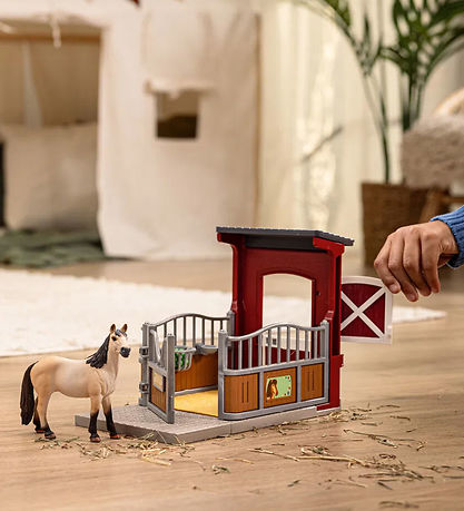 Schleich Farm World - Ponybox m. Mustang Stute - 42724 - 19 Teil