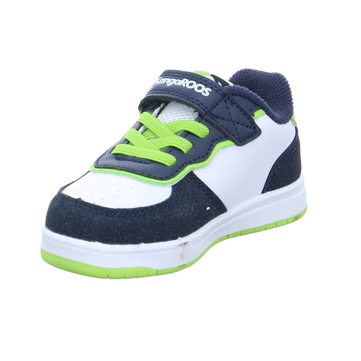 KANGAROOS Baby-Sport-Bottine Blau Lederimitat  Sneaker