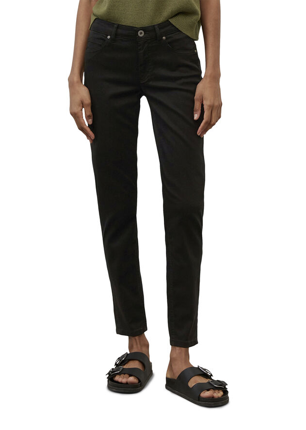 Marc O’Polo 5 Pocket, mid waist, slim fit, regu Black