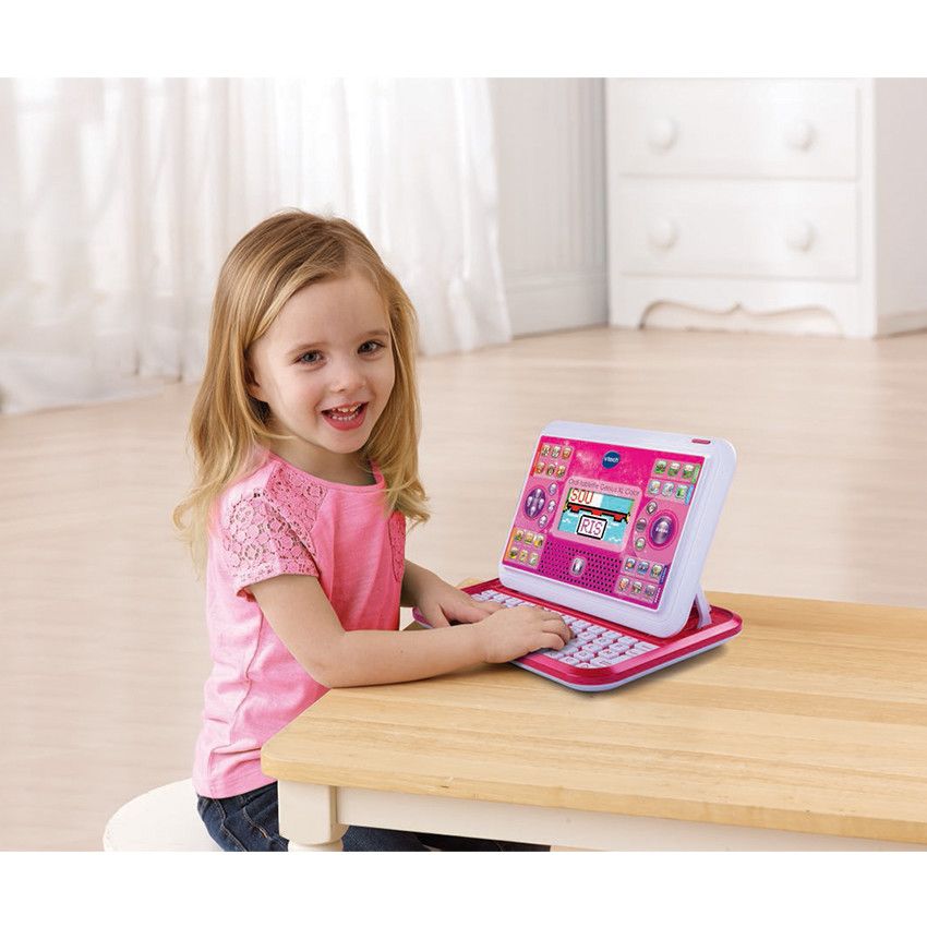 Ordinateur tablette Genius XL Color - Rose - Ecru