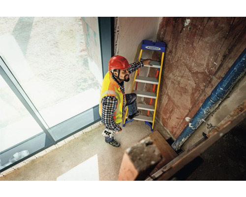 WERNER Leansafe X3 Glasvezel verleng- of trapladder, 2 x 5 sporten, werkhoogte 3,7 m