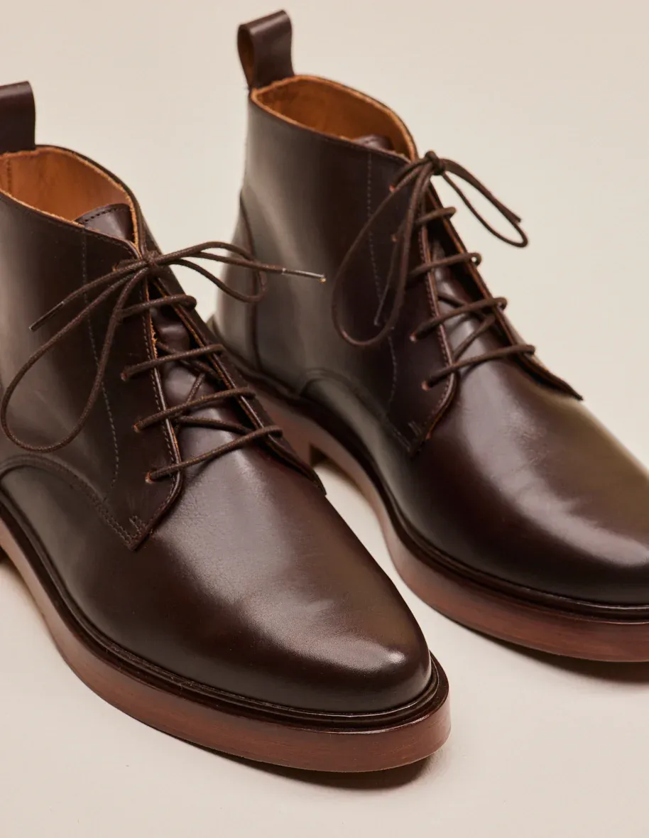 Bottines Guillaume cuir M.Moustache