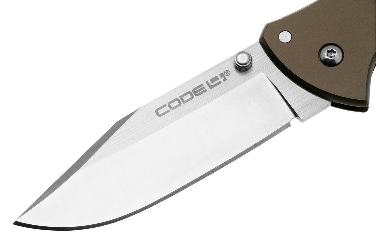 Cold Steel Code 4 Clip Point 58PS CPM S35VN plain edge, zakmes