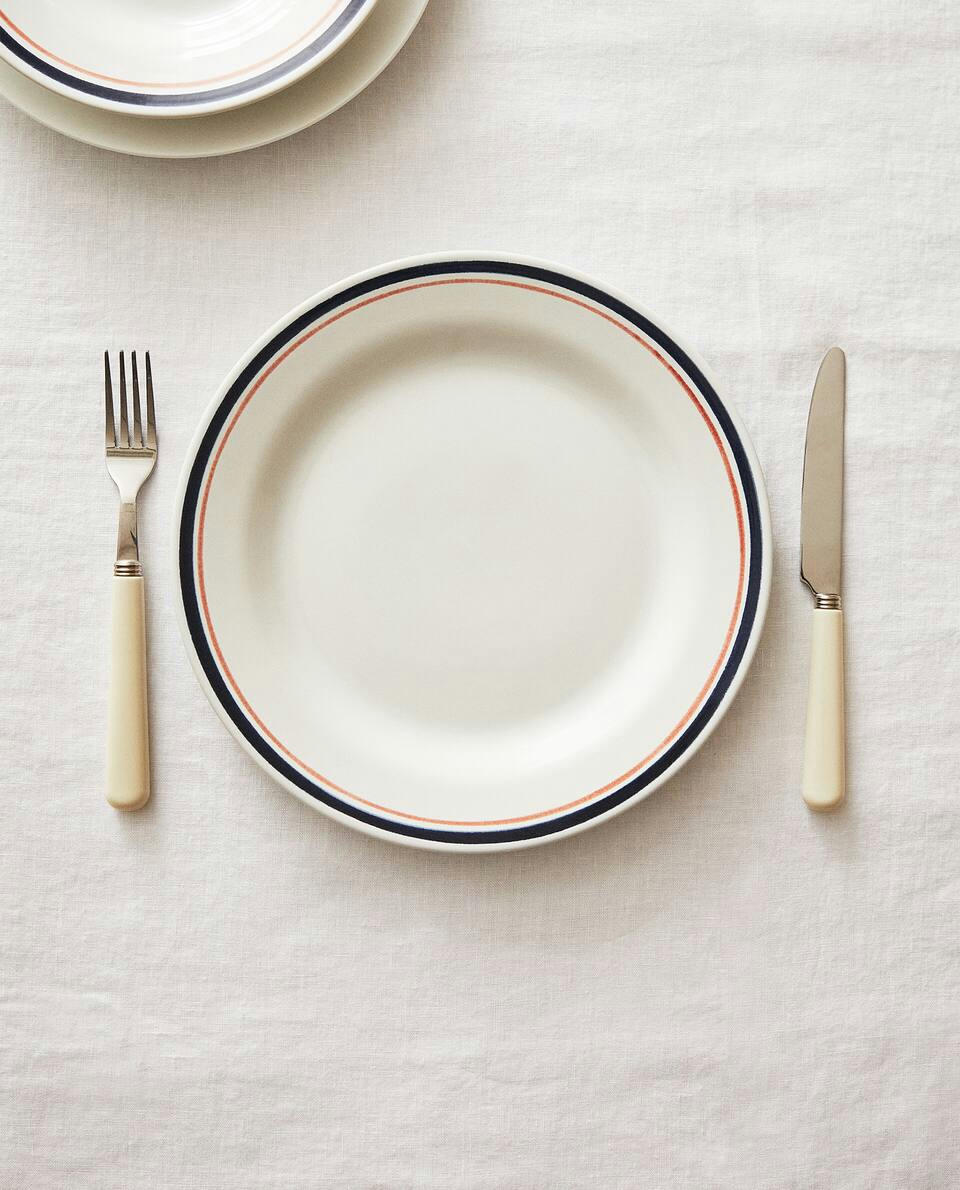 LOUÇA DE MESA COM BORDA DUPLA