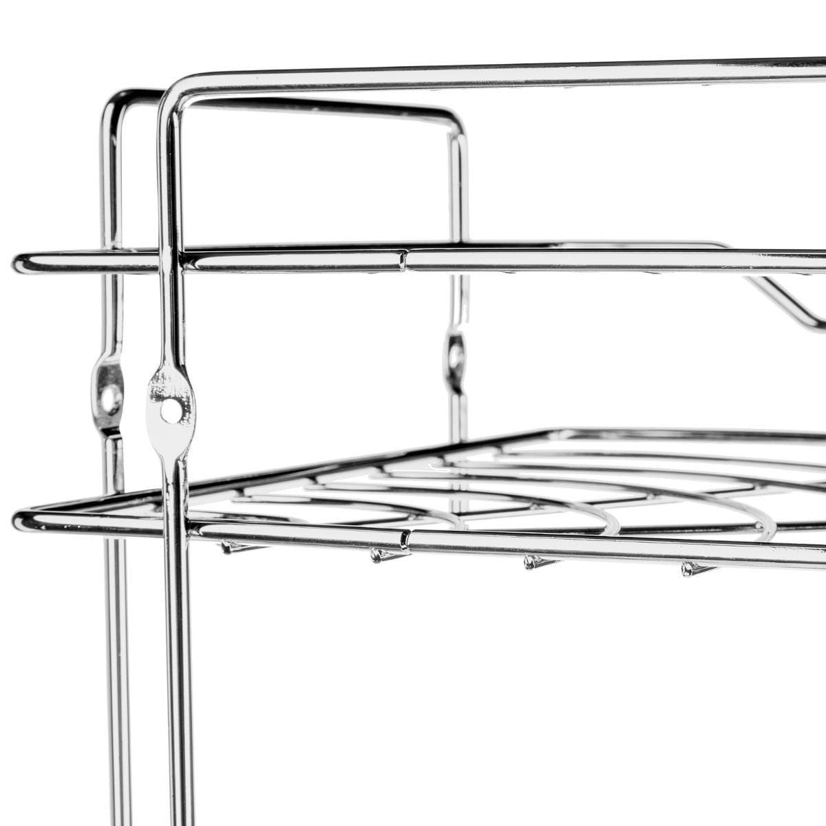 5Five Doucherekje - hoek - metaal - 3-laags - 26 x 25 x 56 cm