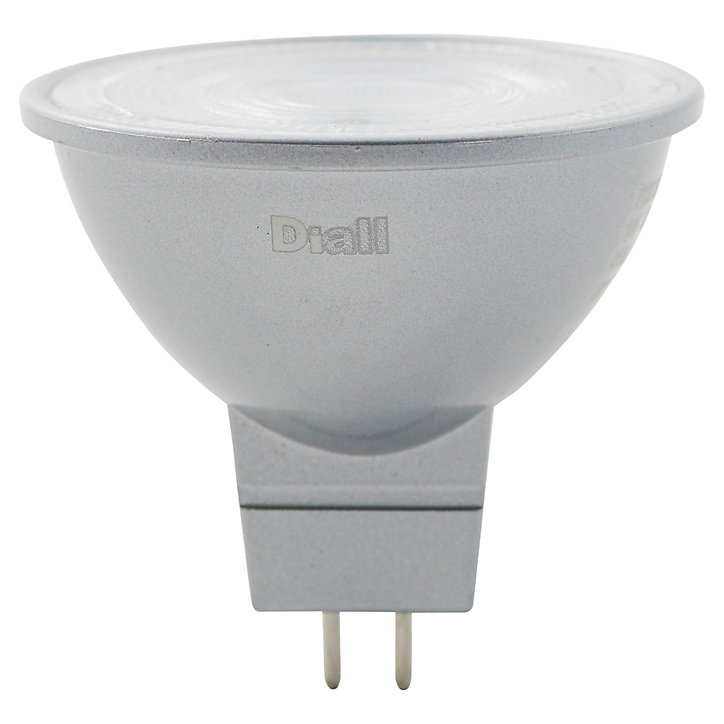 3 ampoules LED Diall réflecteur GU5.3 8W=50W 621lm variable blanc chaud