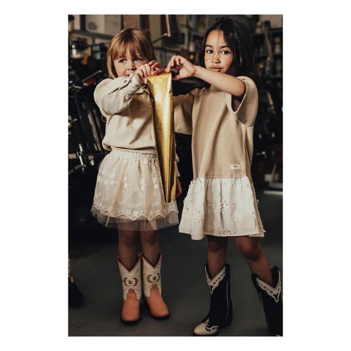 Baje Studio Robe Mesi Brodée | Sable