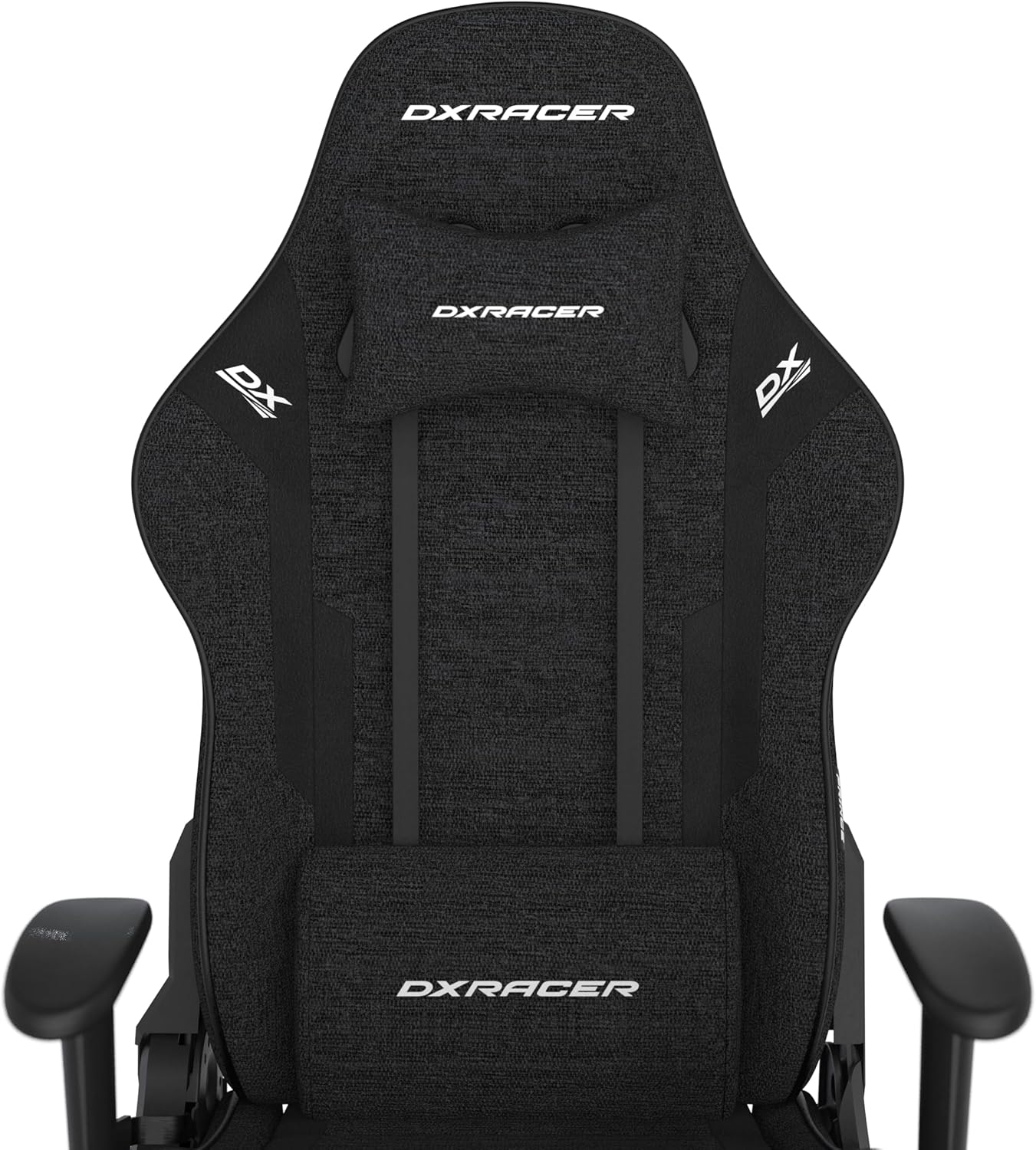 DXRacer Prince L PF132 Gaming-/ Büro-/ Schreibtischstuhl, mit Wippfunktion Gaming Stuhl Höhenverstellbarer Drehstuhl PC Stuhl Ergonomischer Chefsessel, schwarz