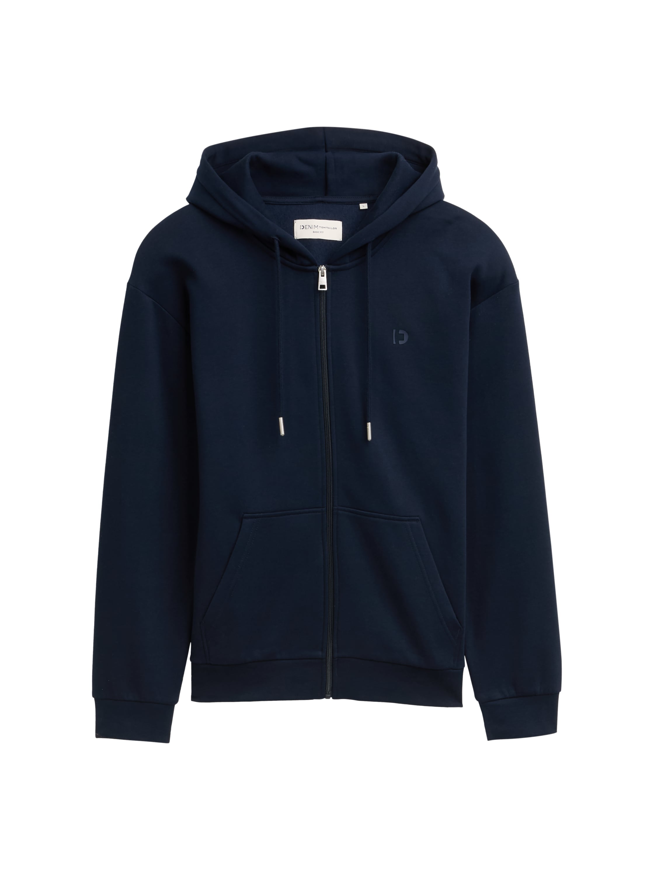 TOM TAILOR Denim Kapuzensweatjacke , mit Logostickerei