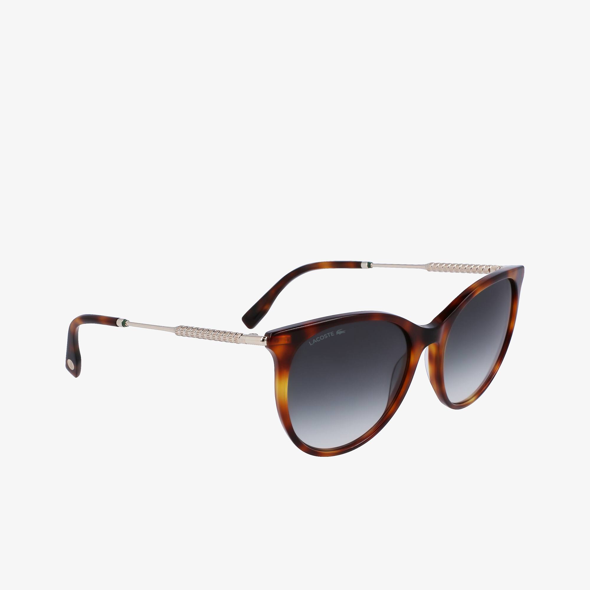 Ovale NEOHERITAGE Sonnenbrille aus Acetat Sonnenbrillen - Braun - Lacoste - Damen