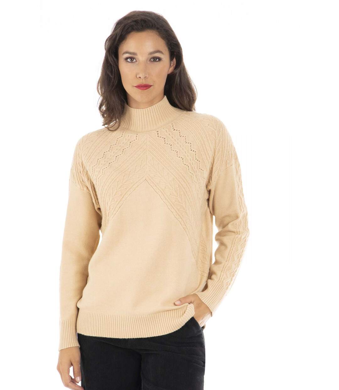 Pull col roulé PEPA