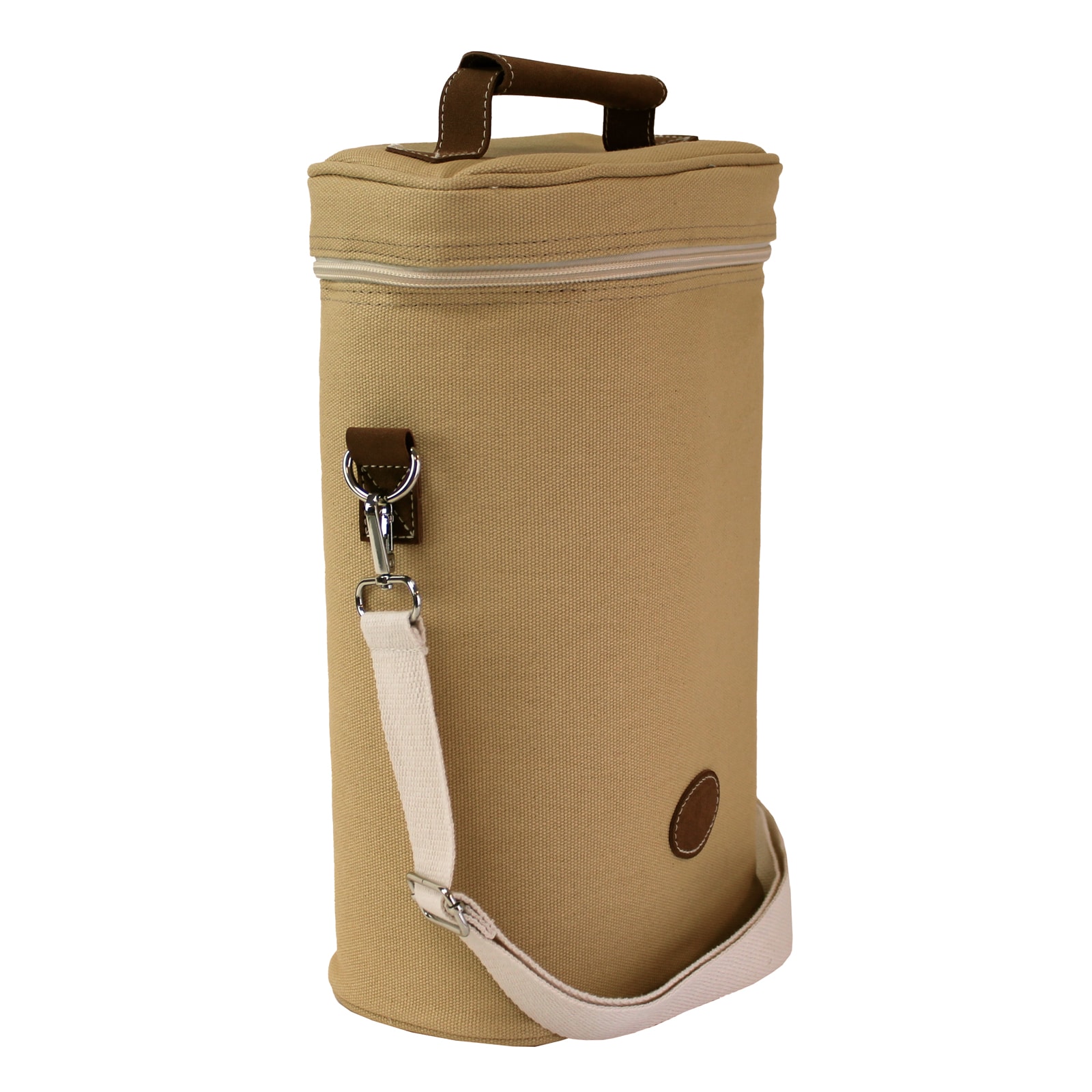 Kjølebag med flaskeåpner og glass