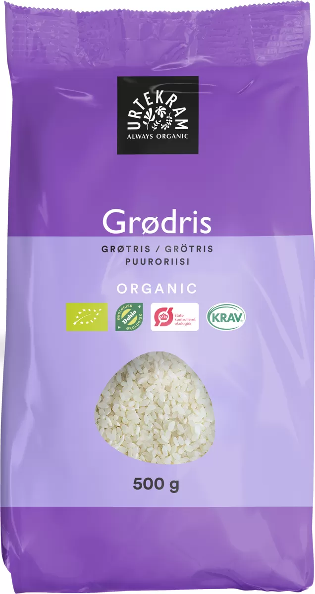 Urtekram Grødris Hvide Ø - 500 g.