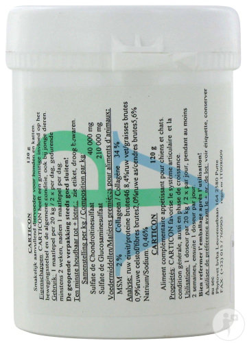 Carticon Aliment Complémentaire Appétissant Pour Chiens Et Chats 120g