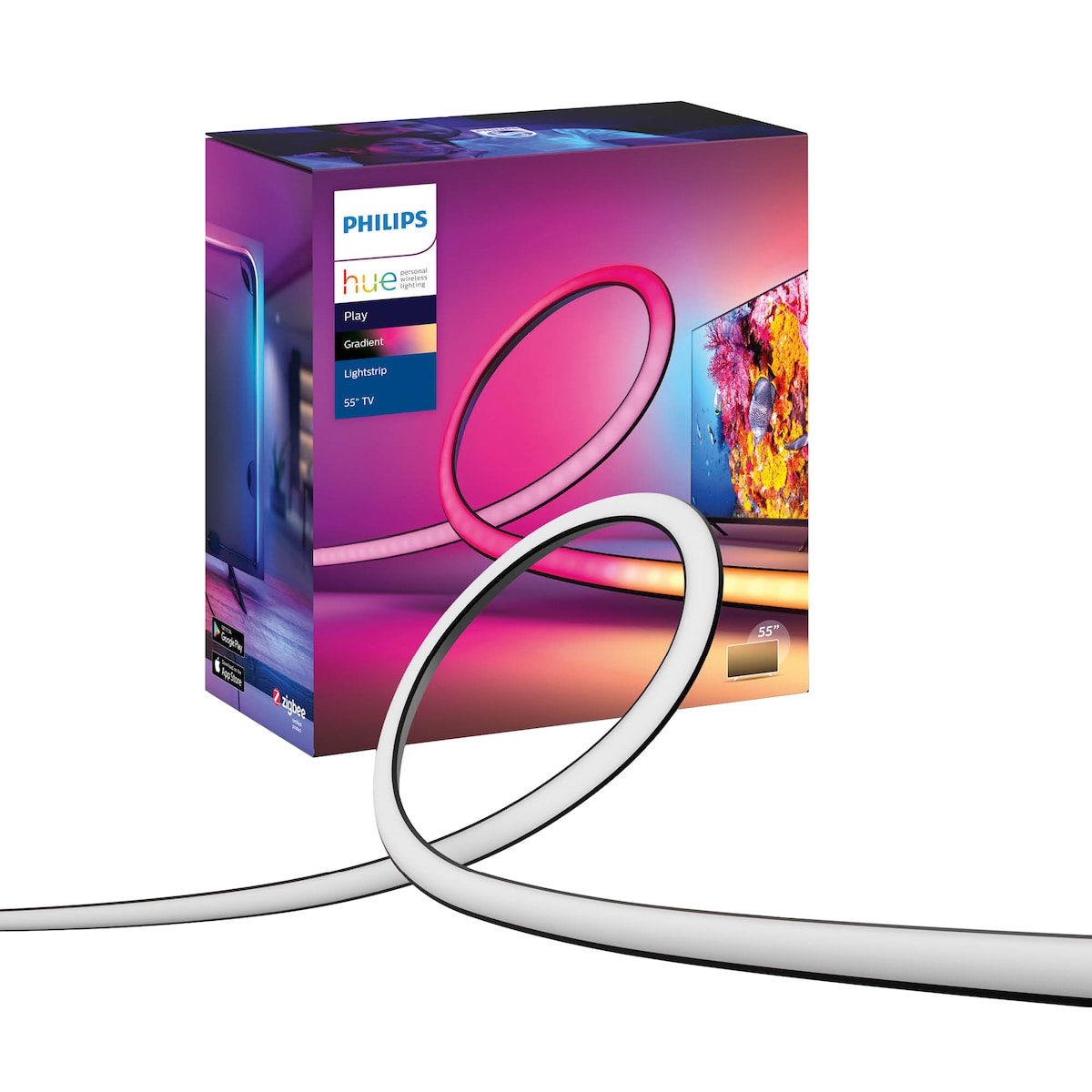 Philips Hue Play Gradient lysstripe TV 55