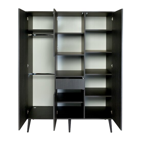 Cocoon Armoire 4 portes   Eboni        de               Quax